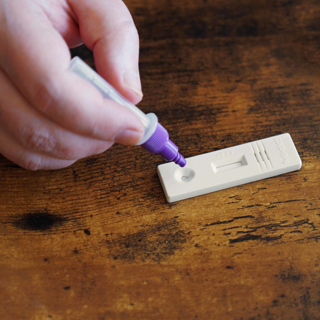 Rapid Antigen Test Nasal Swab Device